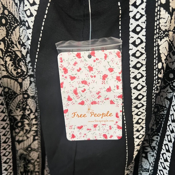 FINAL PRICE NWT Free People Feel The Sun Linen Blend Jumpsui - Picture 4 of 9